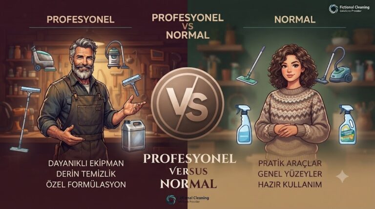 Profesyonel Temizlik Ürünleri ile Normal Temizlik Ürünleri Arasındaki Farklar